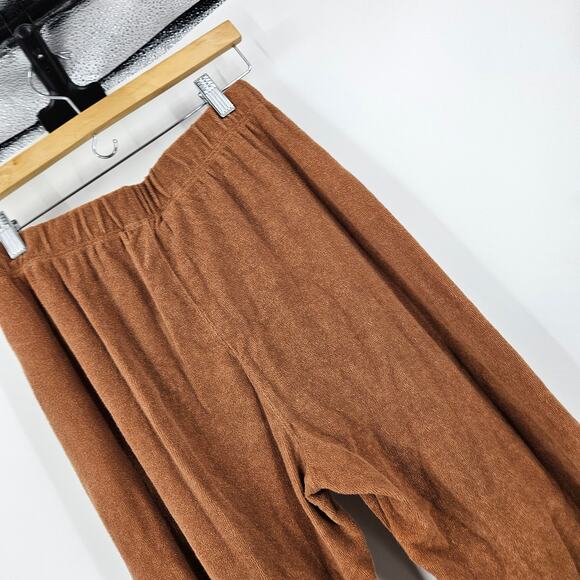 Beach Riot Gulf Sweatpants Joggers Brown Terry Fleece Elastic Waist NWT Size M - Picture 7 of 7